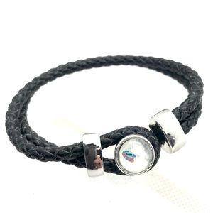 Mini snap Noosa bracelet leather cuff Handmade 12mm snap SB12